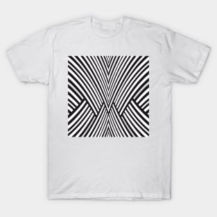 Abstract Black And White T-Shirt